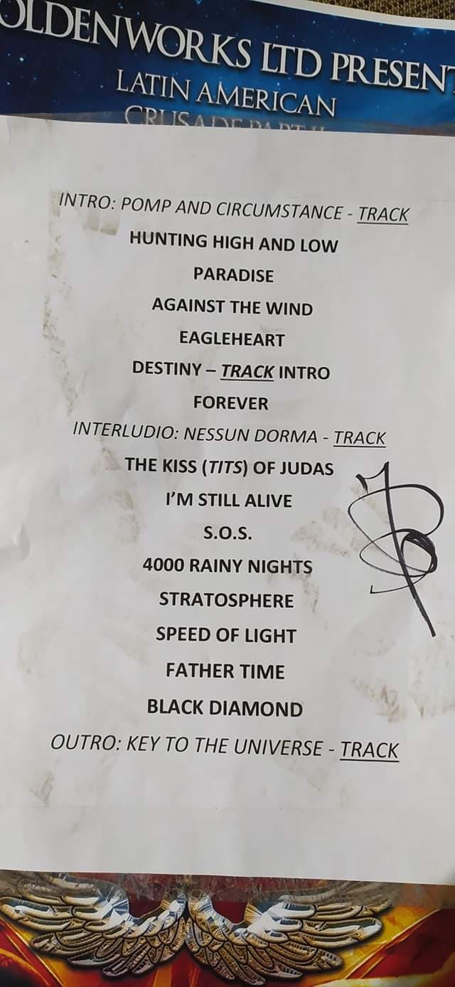 timo tolkki setlist